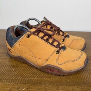 Kuru Shoes Womens 11 Tan Brown‎ Kruzr II Leather Trail Hiking Sneakers Outdoor